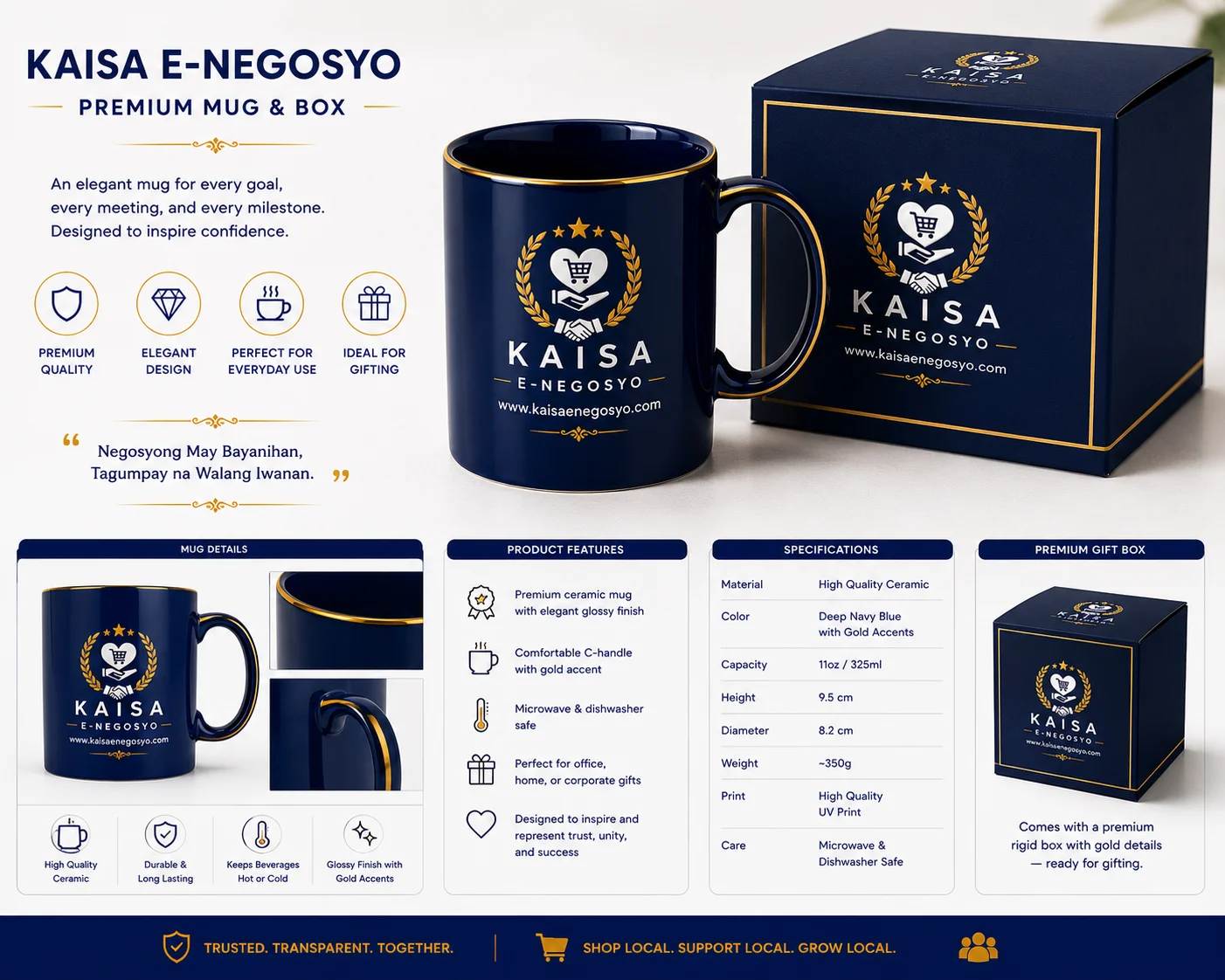 KAISA Mug (Navy Blue)